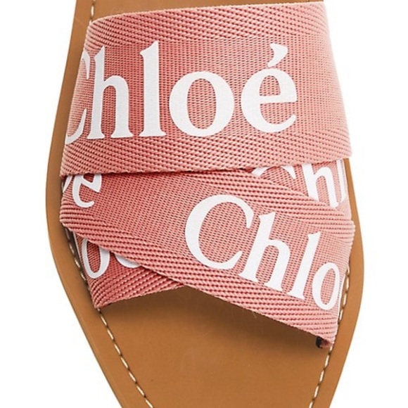 Chloe Logo Slide Sandal Size 8 - Picture 4 of 7